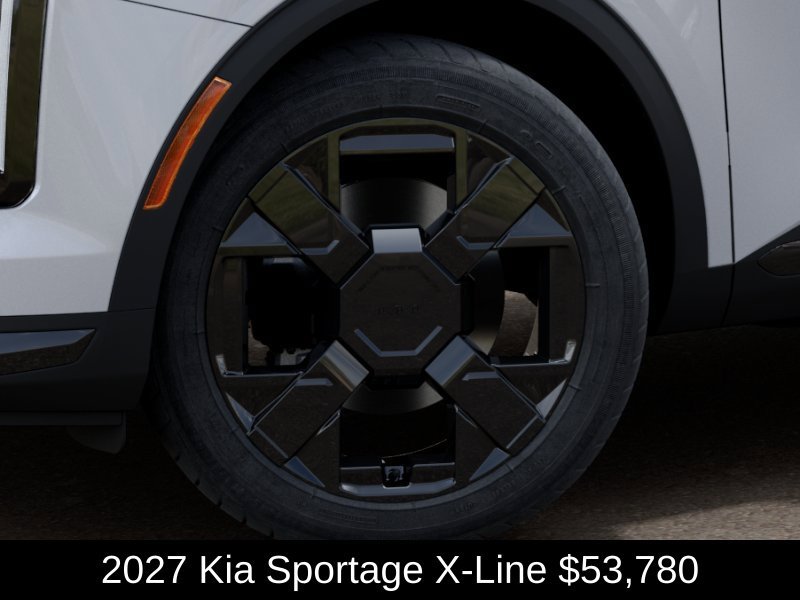 New 2027 Glacial White Pearl/Ebony Black Roof Kia X-Line image 9