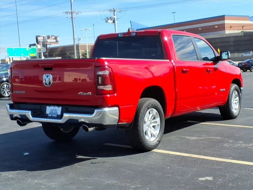 Used 2024 Flame Red Clearcoat Ram Laramie image 4