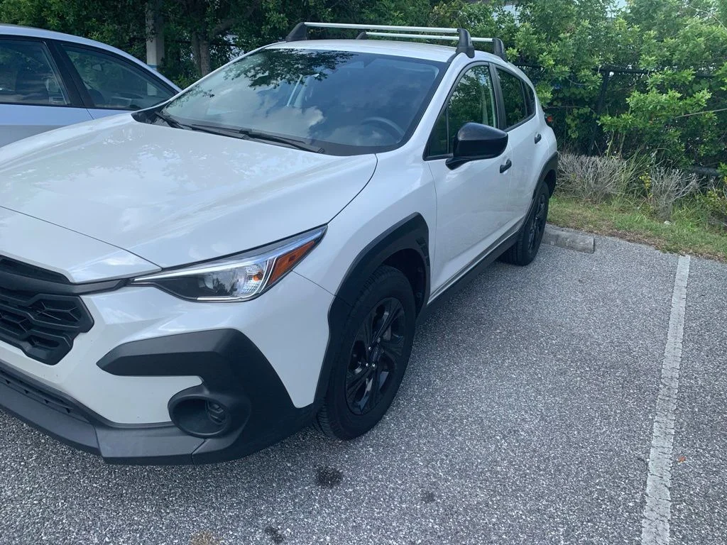 Used 2024 White Subaru Base image 2
