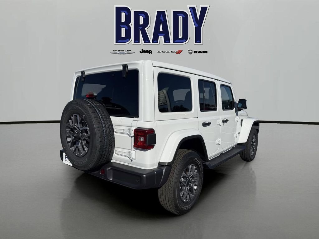 New 2026 Bright White Clear-Coat Exterior Paint Jeep Sahara image 3