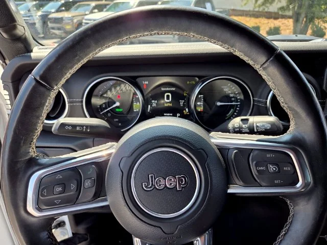 Used 2022 White Jeep Unlimited Sahara 4xe image 23