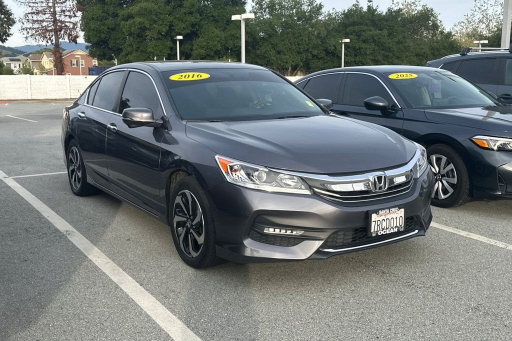 Used 2016 Honda Accord EX with VIN 1HGCR2F77GA020092 for sale in Morgan Hill, CA