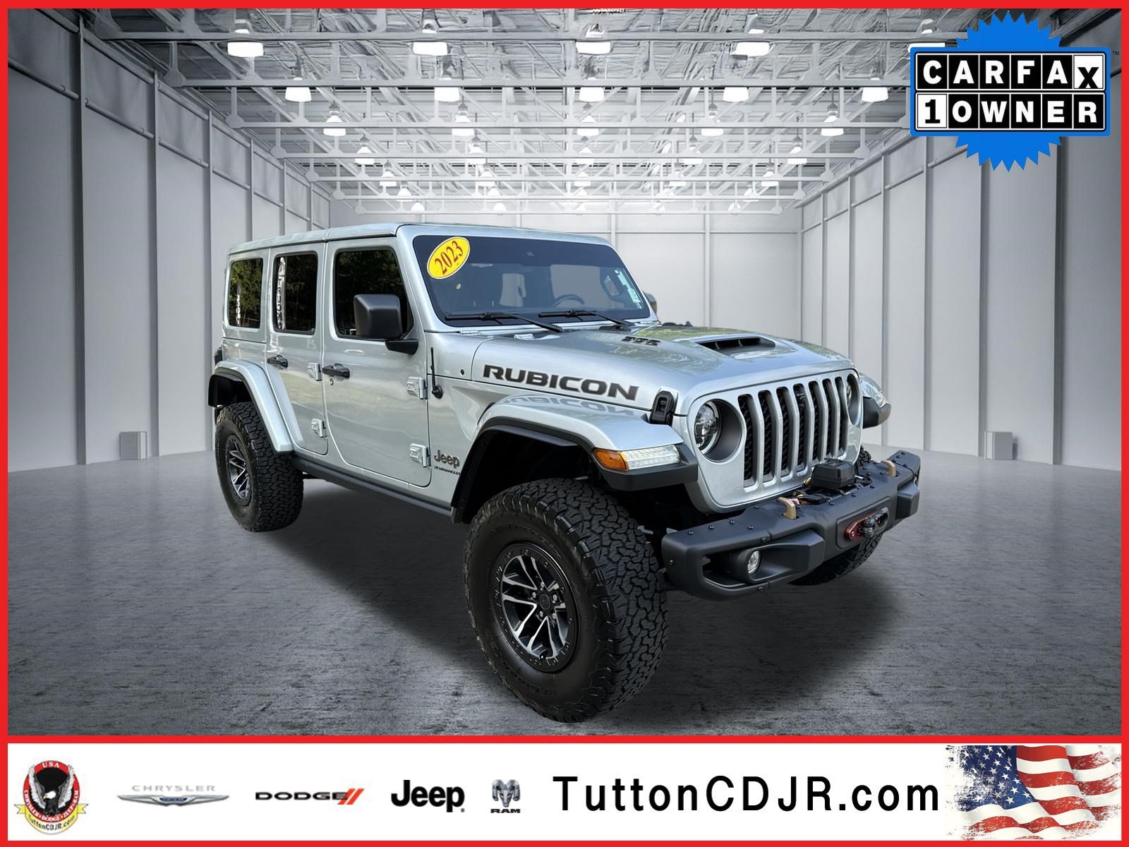 Used 2023 Silver Zynith Clearcoat Jeep Rubicon 392 image 1