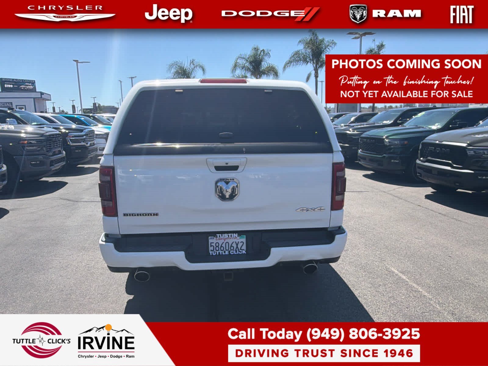 Used 2020 Bright White Clearcoat Ram Big Horn image 5