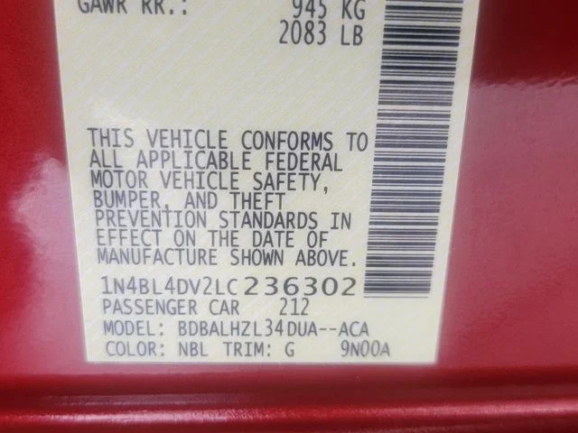 Used 2020 Red Nissan 2.5 SV image 34