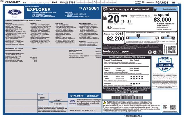 Certified Used 2023 Forged Green Metallic Ford Timberline image 9