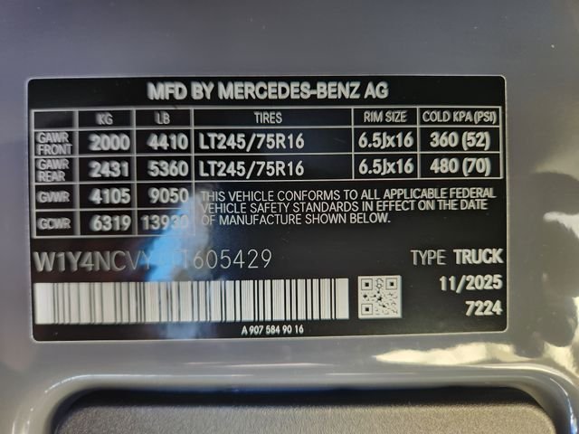 New 2026 Graphite Gray Mercedes-Benz Cargo 170 WB image 25