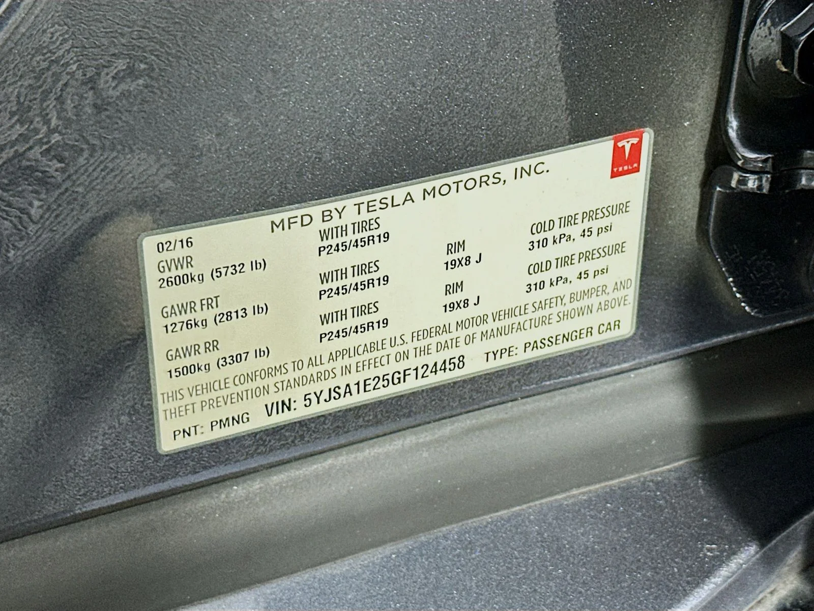 Used 2016 Black Tesla 75D image 29