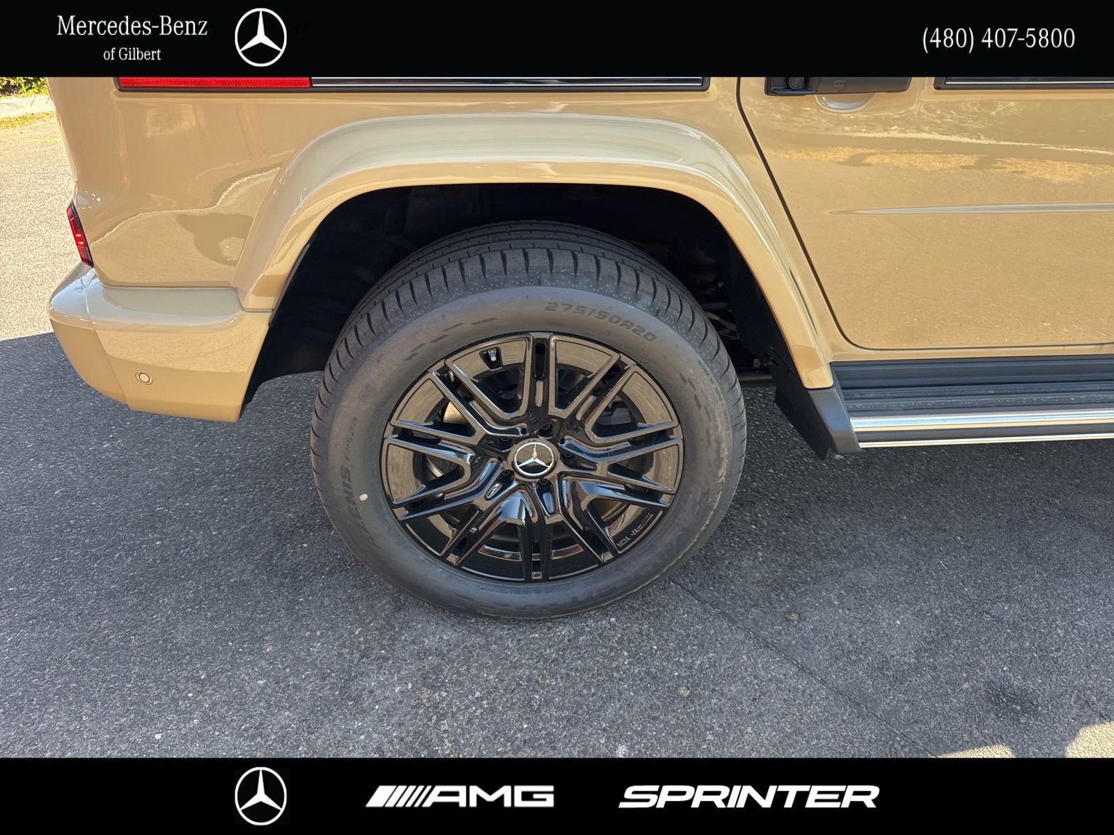 New 2025 MANUFAKTUR Desert Sand non-metallic Mercedes-Benz G 580 image 9