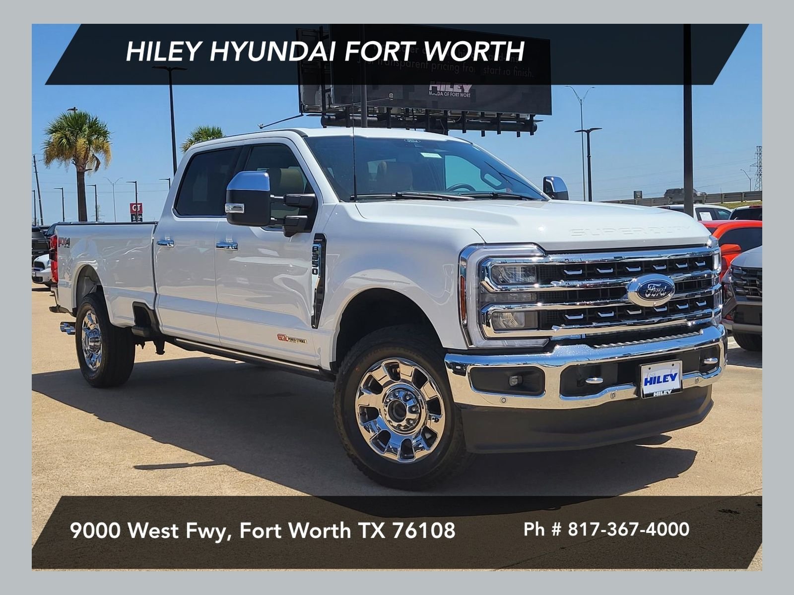 Used 2024 Oxford White Ford Lariat image 1