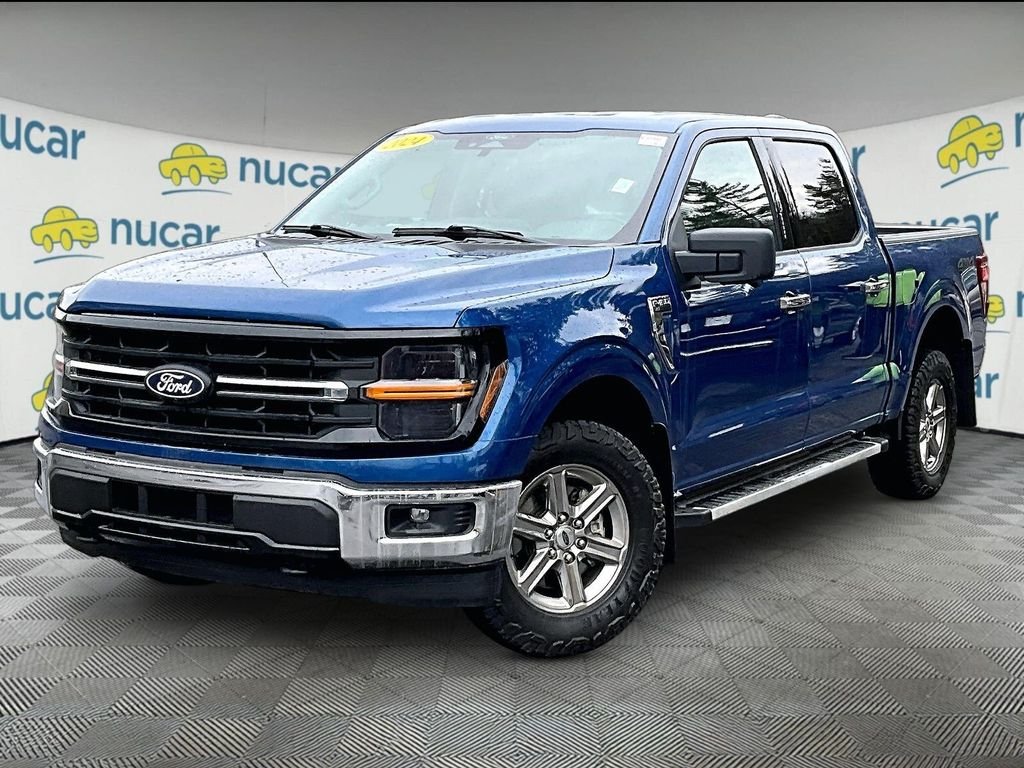 Used 2024 Atlas Blue Metallic Ford XLT image 3