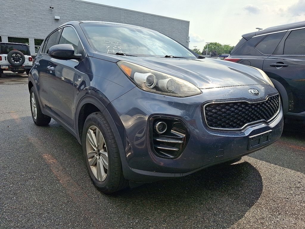 Used 2017 Blue Kia LX image 1