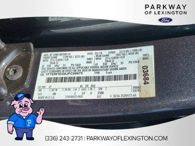 Used 2018 Gray Ford Lariat image 37