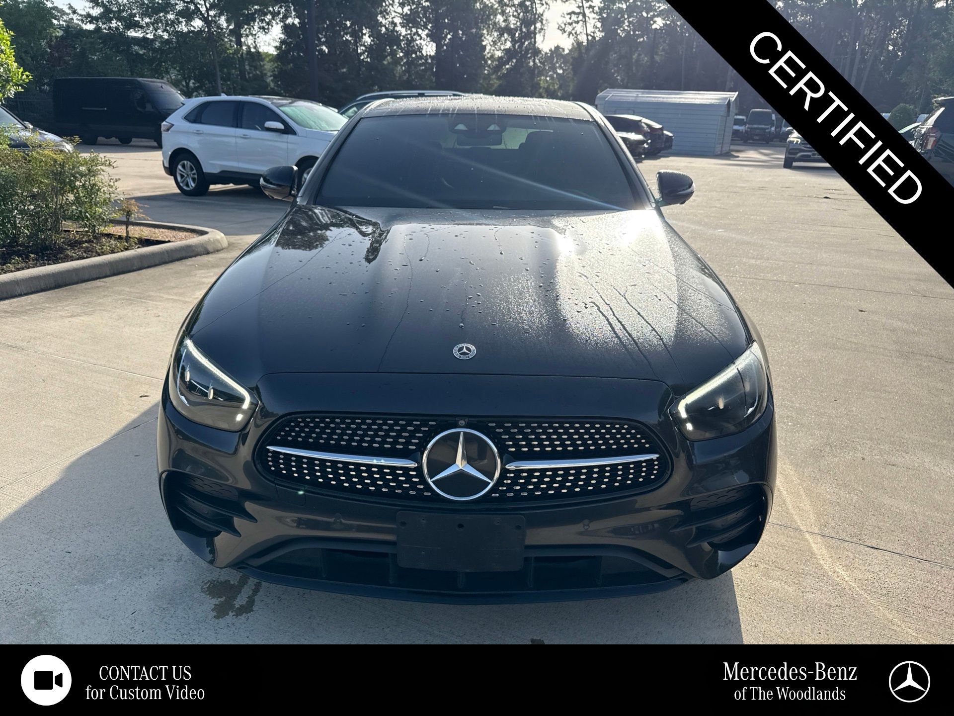 Certified Used 2022 Graphite Gray Metallic Mercedes-Benz E 350 image 1