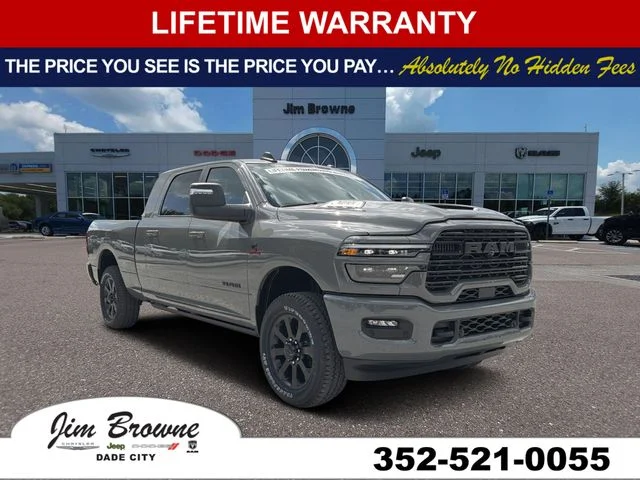 New 2026 Ceramic Gray Clear-Coat Exterior Paint RAM Laramie image 1