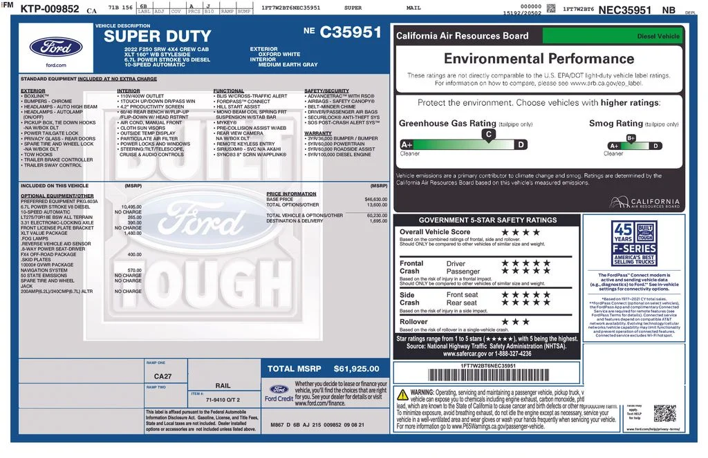 Certified Used 2022 White Ford XLT image 3