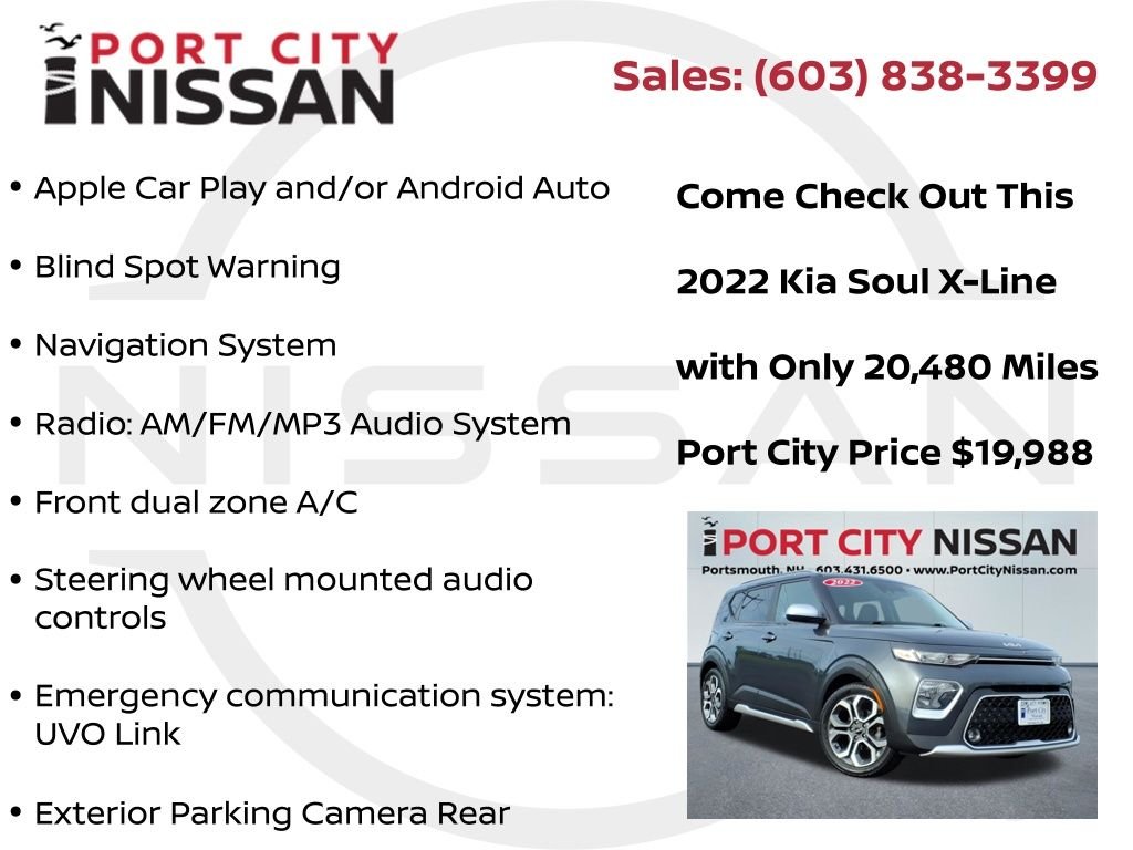 Used 2022 Gravity Gray Kia X-Line w/navigation image 8