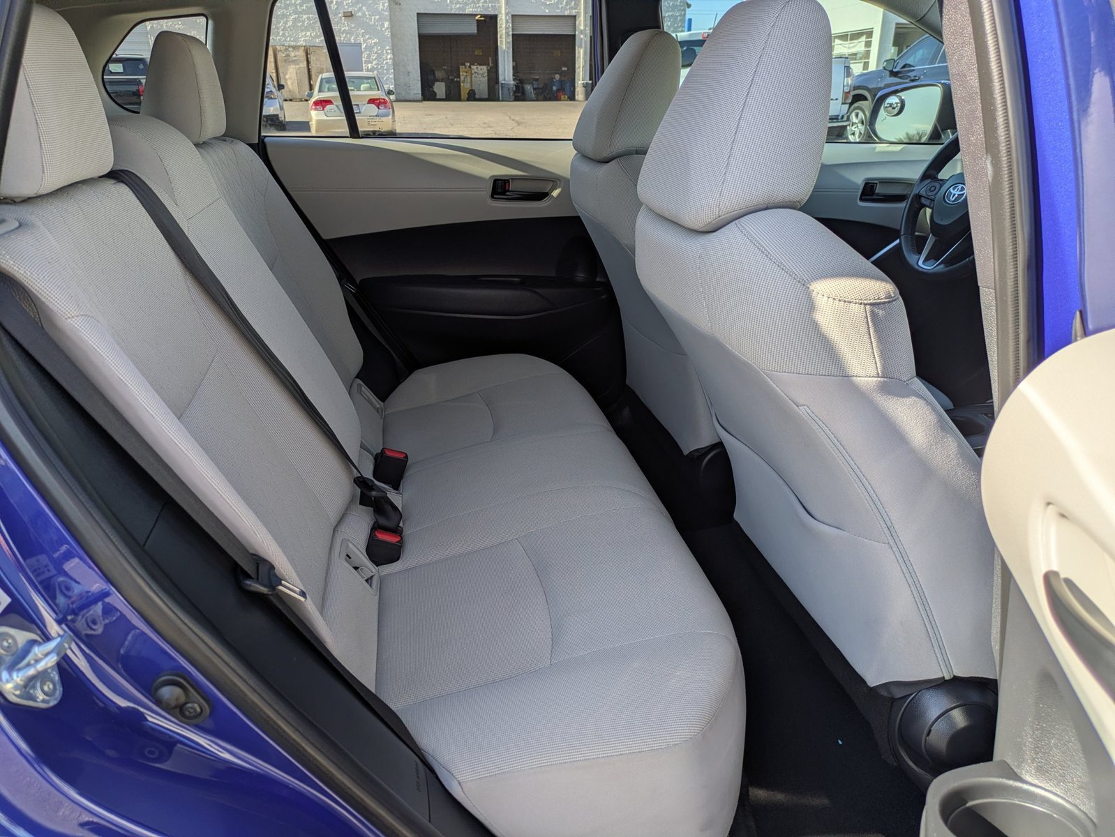 Used 2022 Blue Crush Metallic Toyota LE image 19