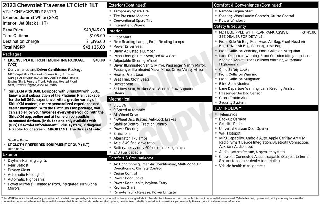 Certified Used 2023 White Chevrolet LT image 24