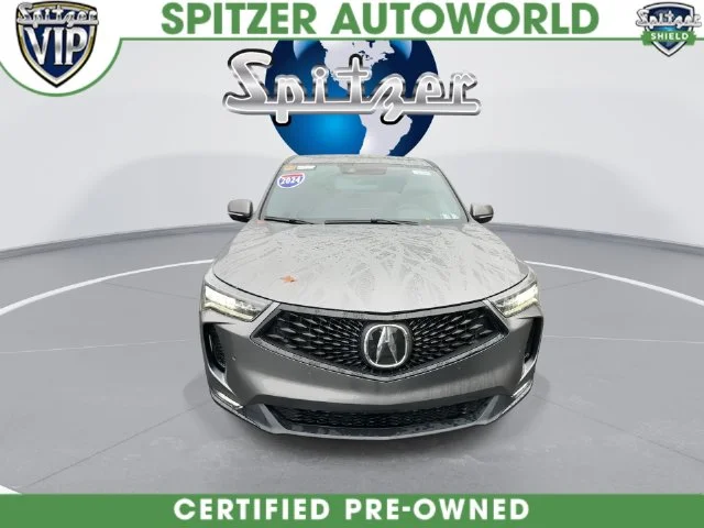 Certified Used 2024 Liquid Carbon Metallic Acura SH-AWD A-SPEC image 3