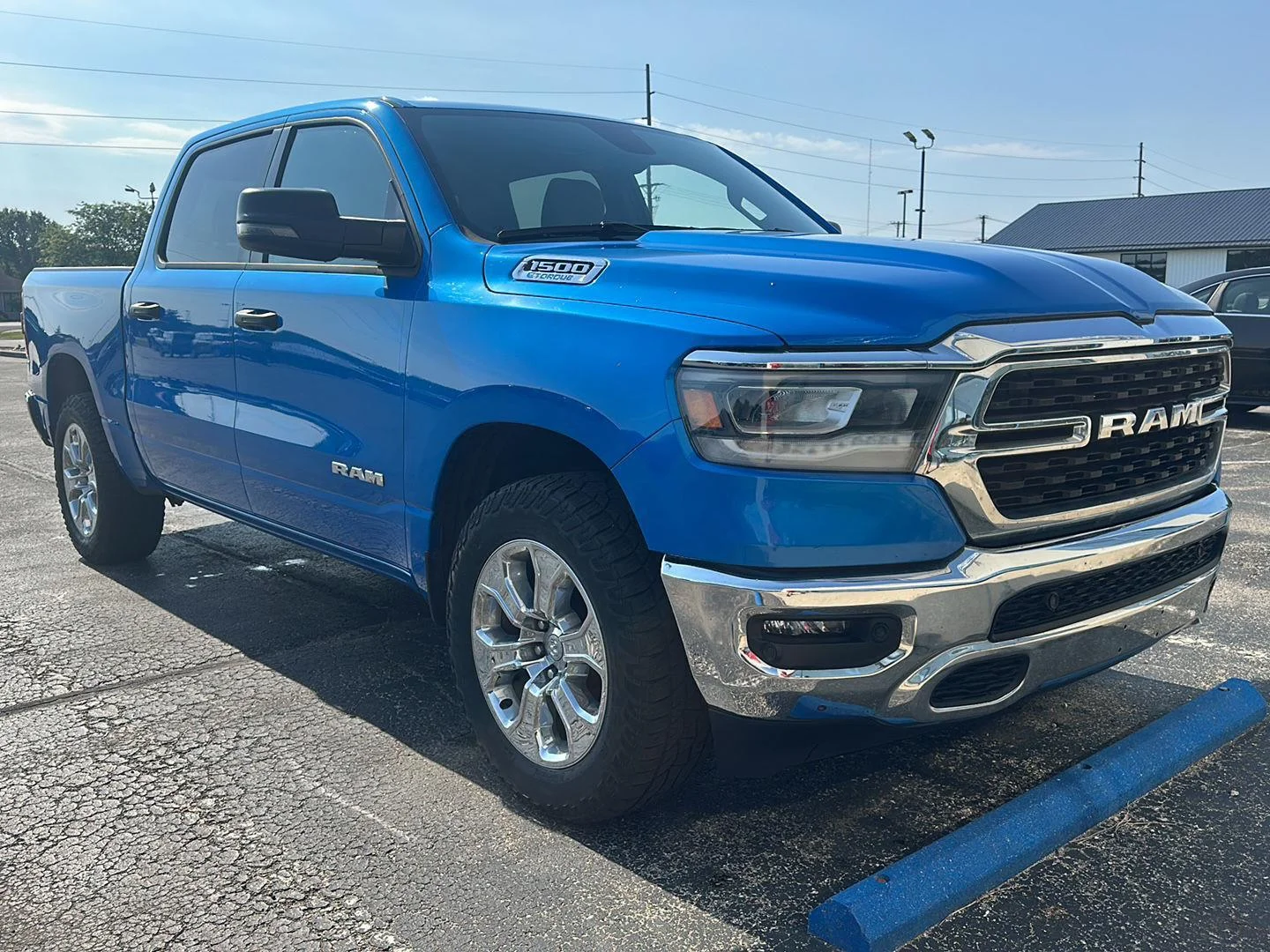 Used 2023 Hydro Blue Pearlcoat Ram Big Horn image 3