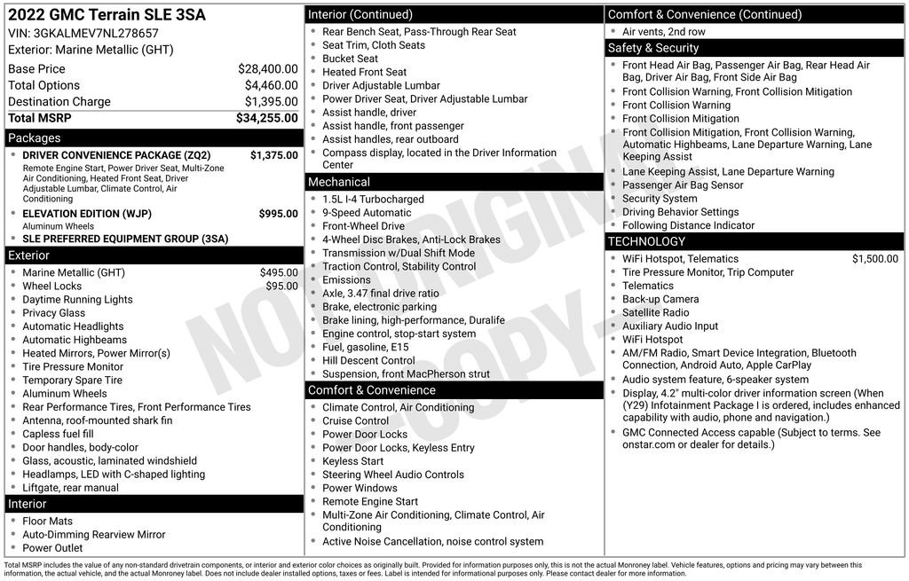 Used 2022 Blue GMC SLE image 26