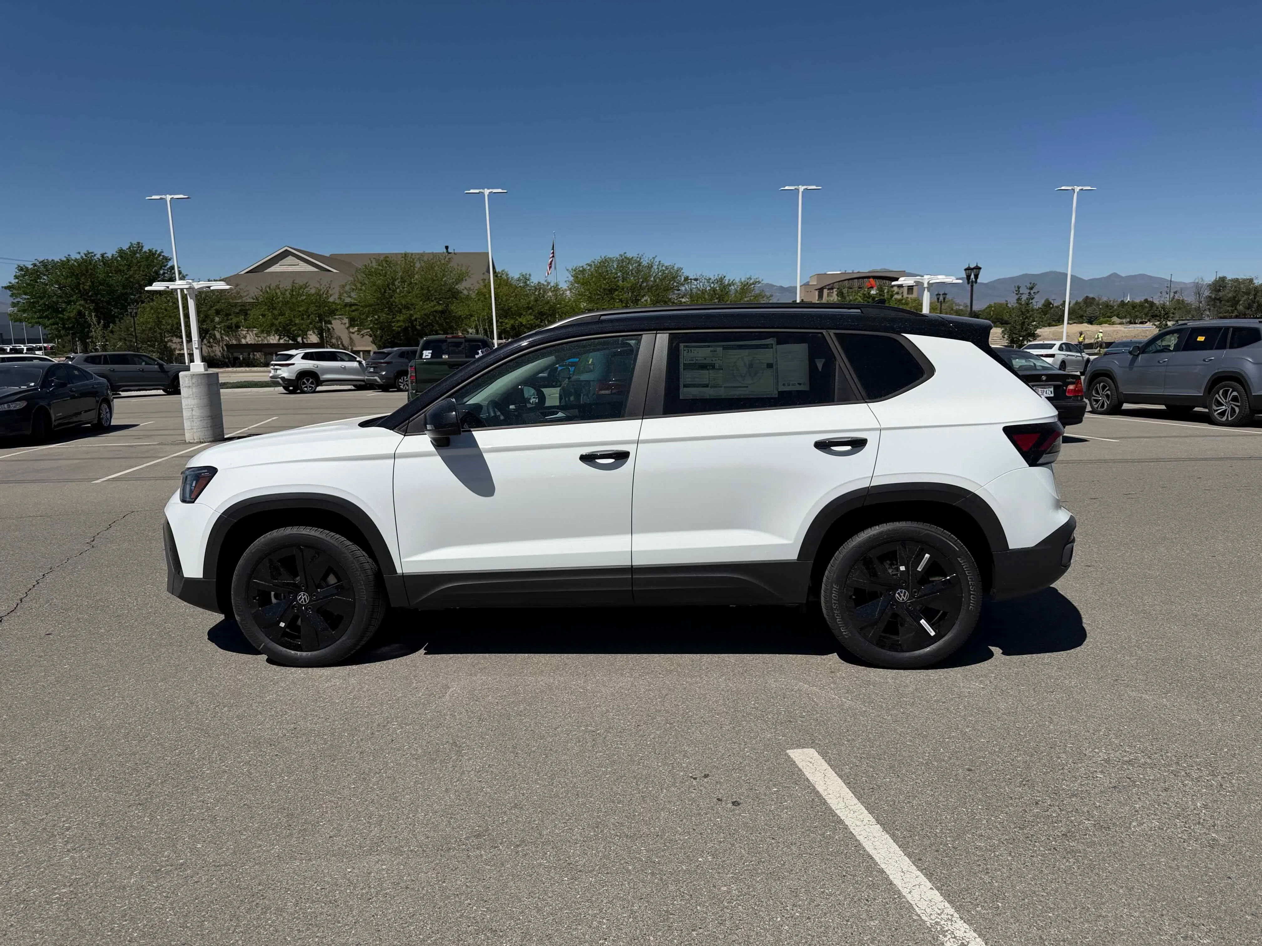 New 2026 Pure White Volkswagen SE Black image 2