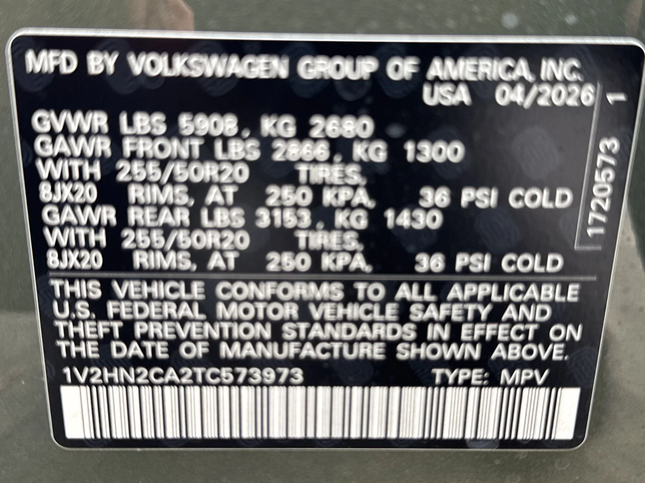 New 2026 Avocado Green Pearl Volkswagen 2.0T SE w/Technology image 36