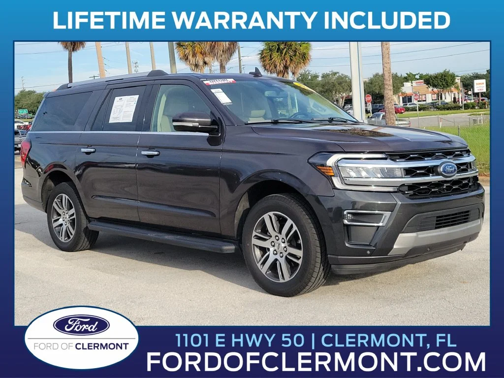 Used 2024 Dark Matter Gray Metallic Ford Limited image 1