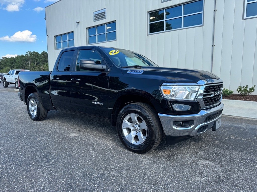 Certified Used 2022 Diamond Black Crystal Pearl Coat Ram Big Horn image 1
