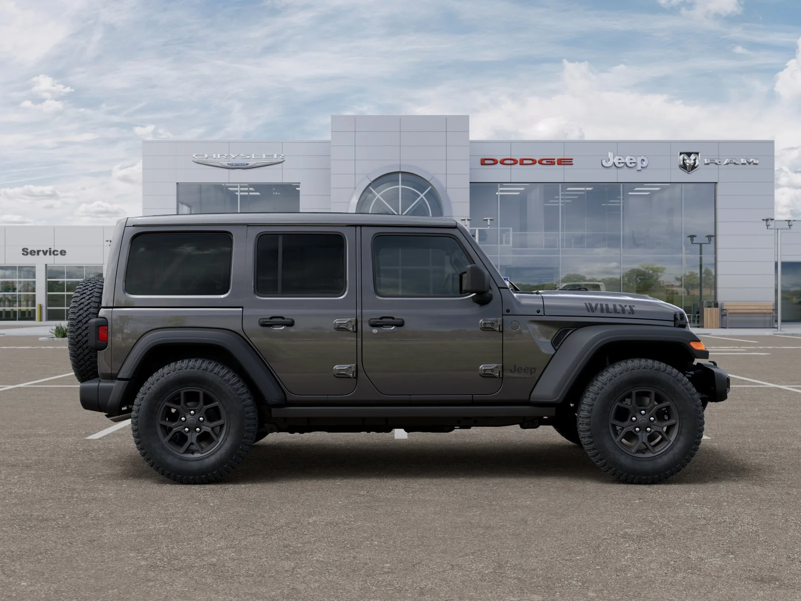 New 2026 Granite Crystal Metallic Clearcoat Jeep Willys image 47