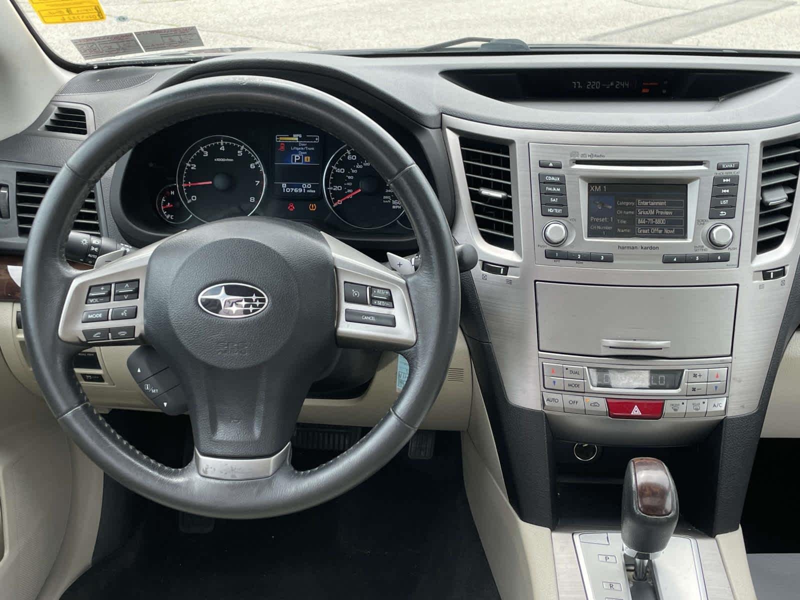 Used 2013 Crystal Black Silica Subaru 3.6R Limited image 2