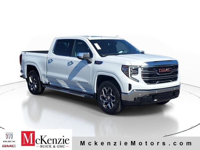 New 2026 Glacier White Tricoat GMC SLT image 1