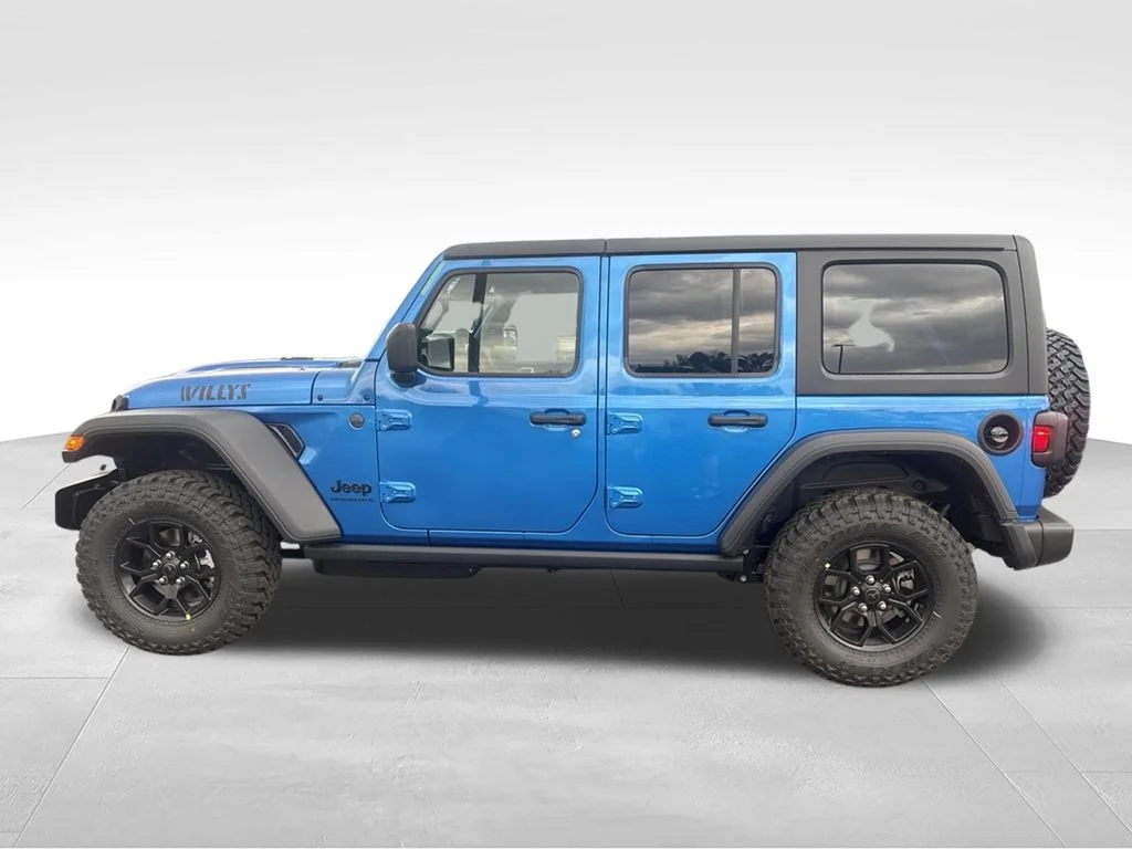 New 2026 Hydro Blue Pearl-Coat Exterior Paint Jeep Willys image 6