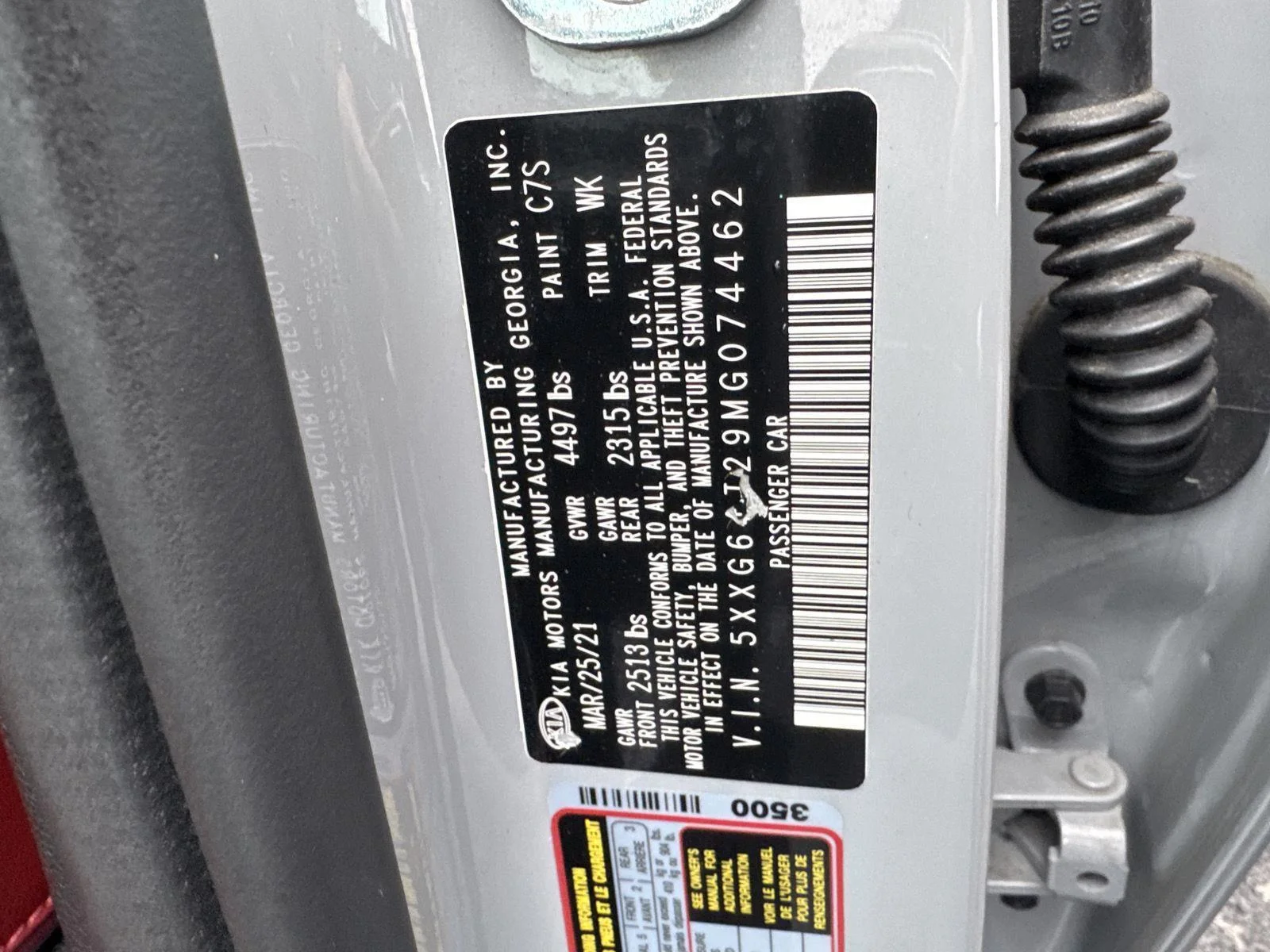Used 2021 Wolf Gray Kia GT-Line image 8