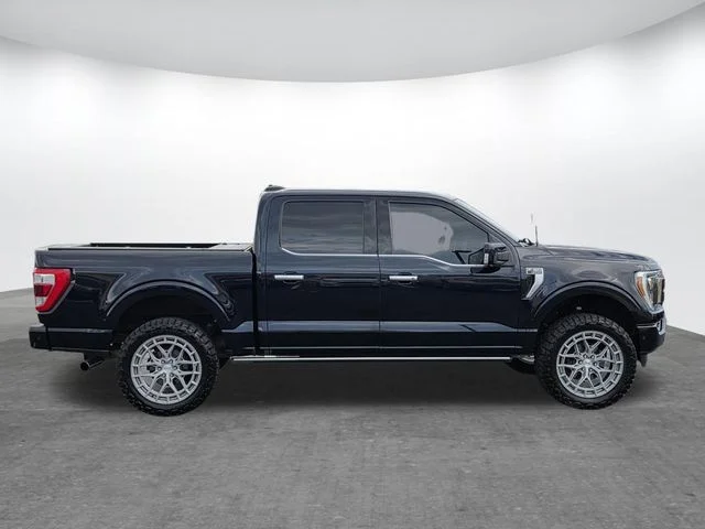 Certified Used 2021 Antimatter Blue Metallic Ford Limited image 3