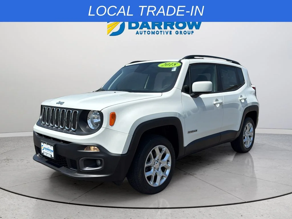 Used 2018 White Jeep Latitude image 1