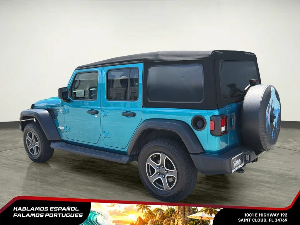 Used 2019 Teal Jeep Sport S 4x4 image 4