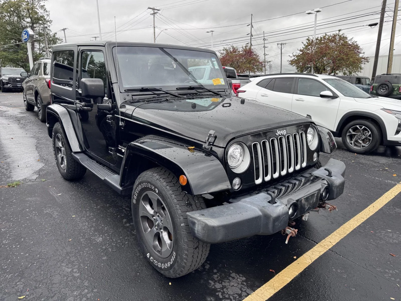 Used 2018 Black Clearcoat Jeep Sahara image 2