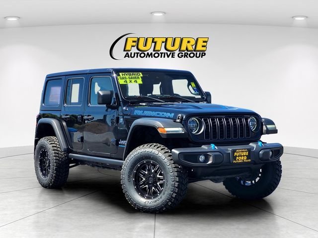Used 2024 Black Jeep Rubicon 4xe image 1