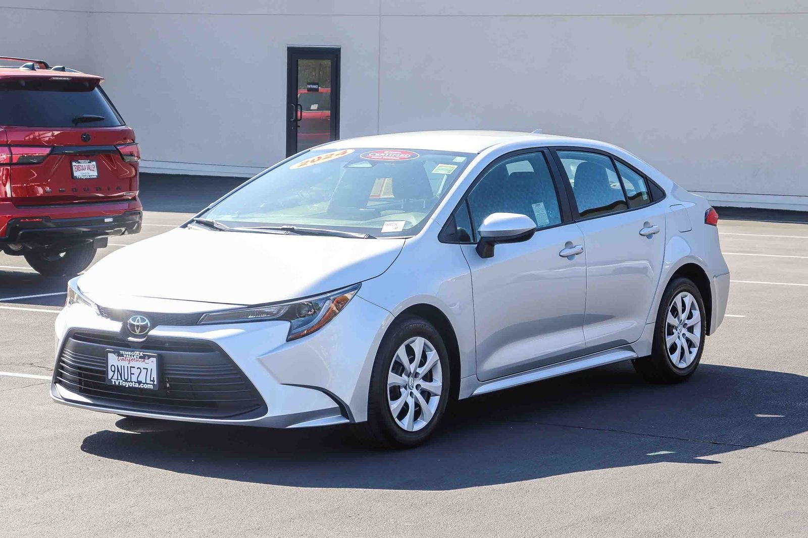 Certified Used 2024 Classic Silver Metallic Toyota LE image 3