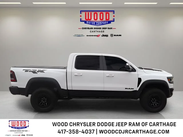 Used 2022 Bright White Clearcoat Ram TRX image 2