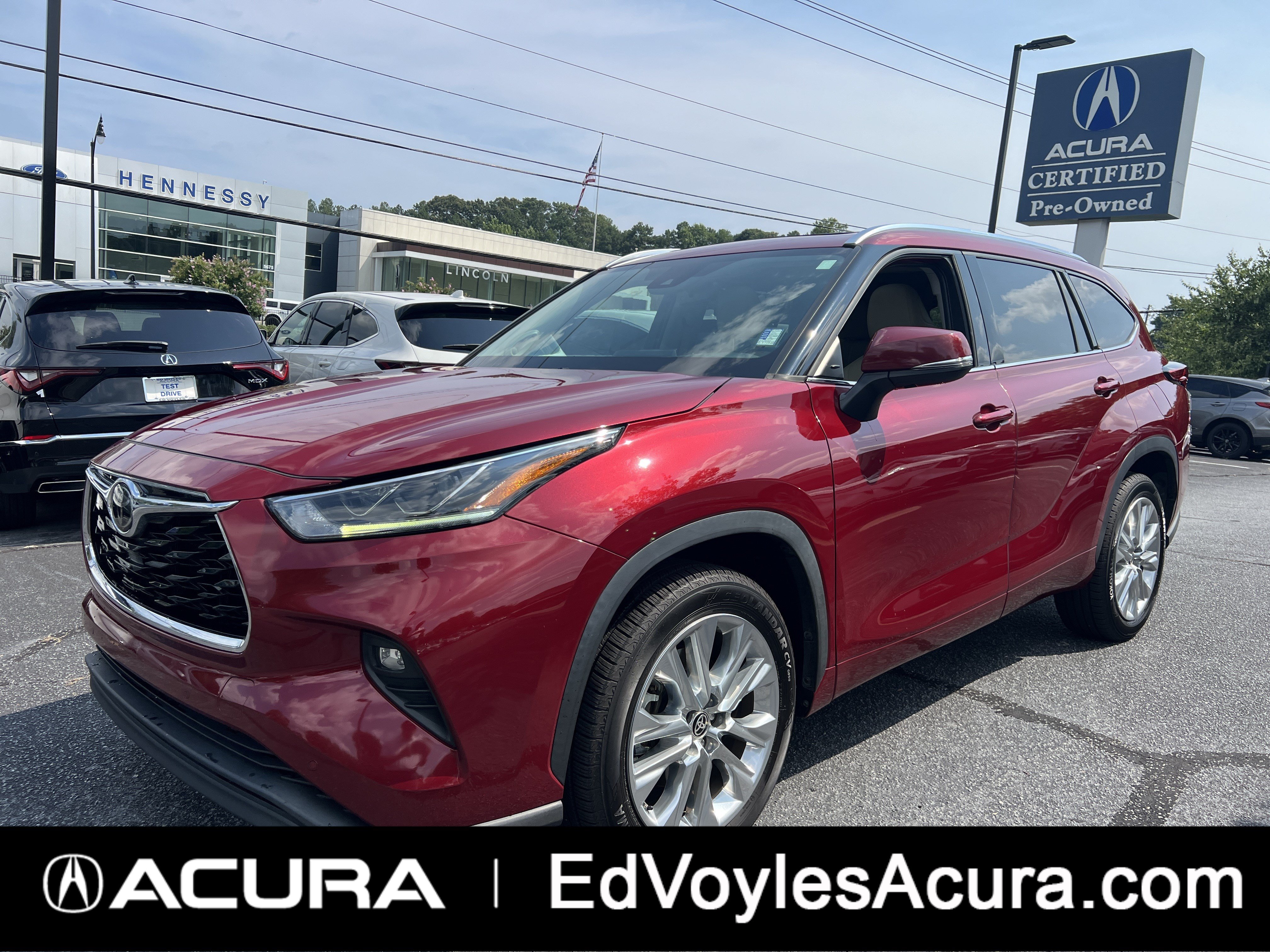 Used 2021 Ruby Flare Pearl Toyota Limited image 1