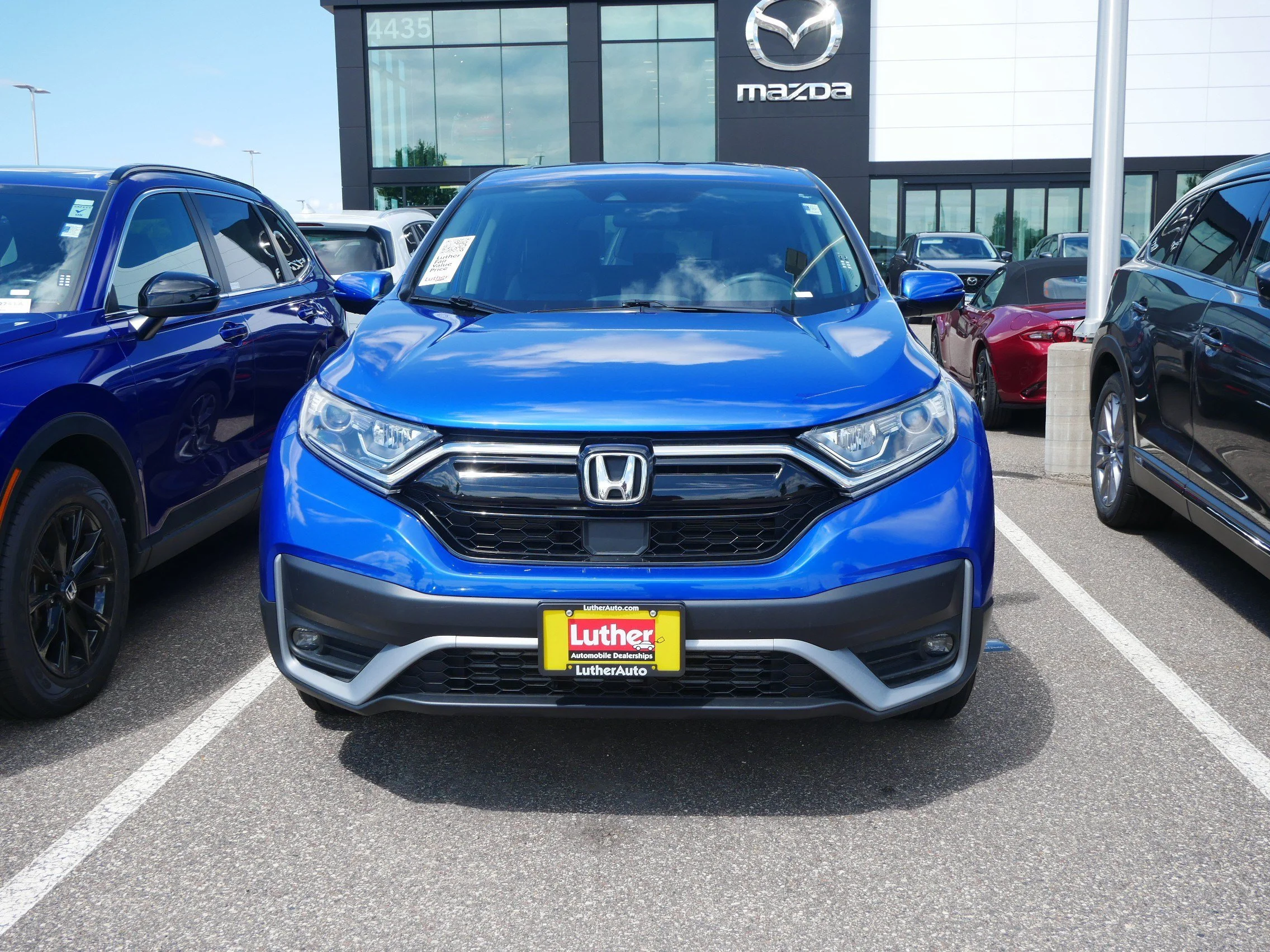Used 2021 Honda CR-V EX with VIN 7FARW2H58ME005444 for sale in Brooklyn Center, Minnesota