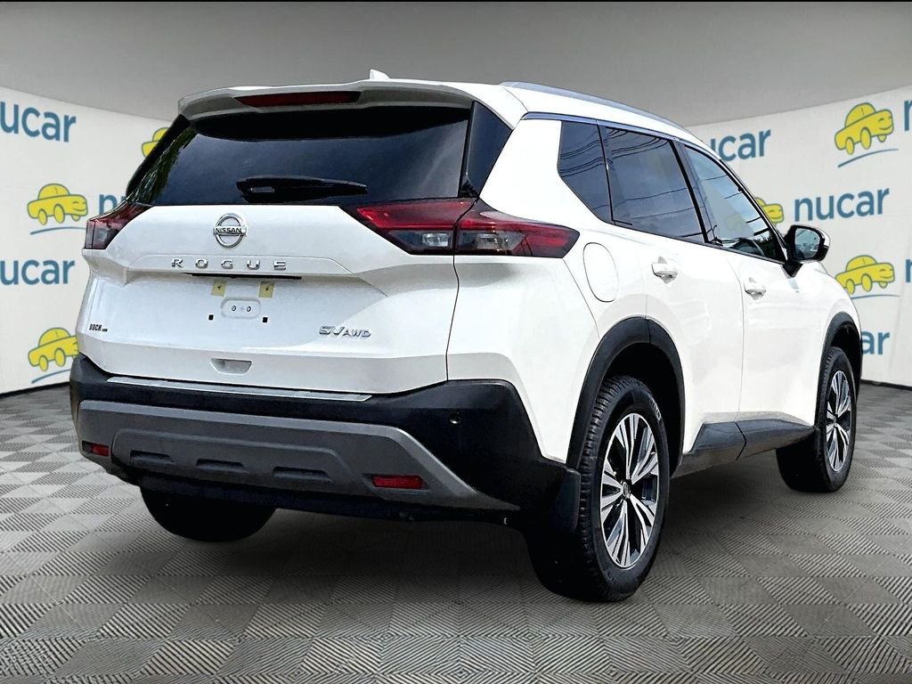 Certified Used 2021 White Nissan SV image 6