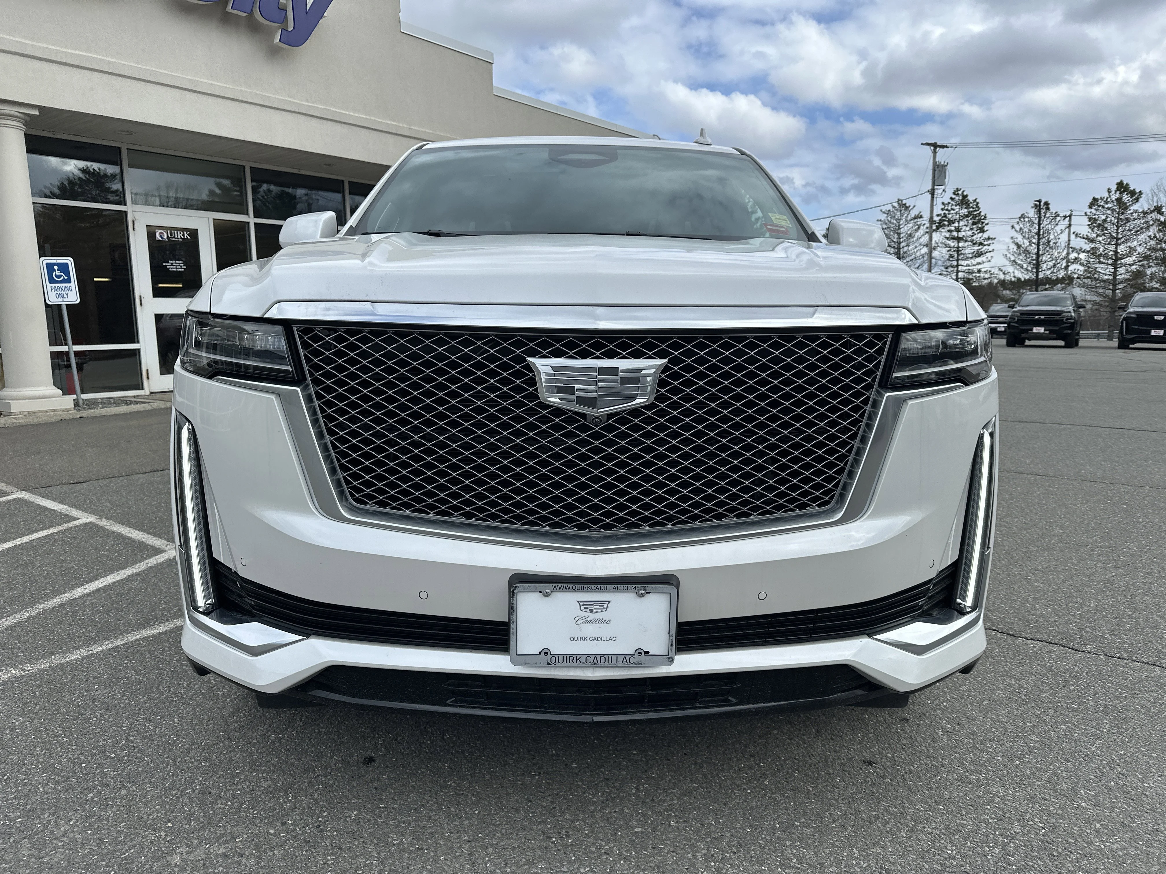 Used 2024 Crystal White Tricoat Cadillac 4WD Premium Luxury Platinum image 18