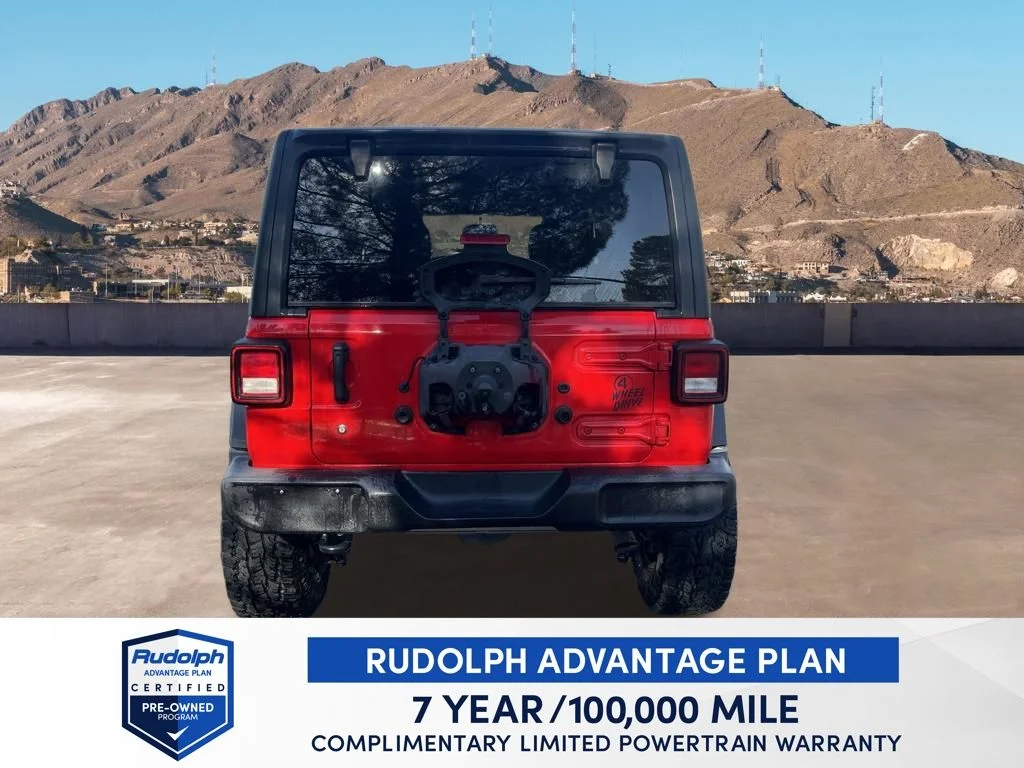 Used 2020 Red Clearcoat Jeep Unlimited Sport image 5