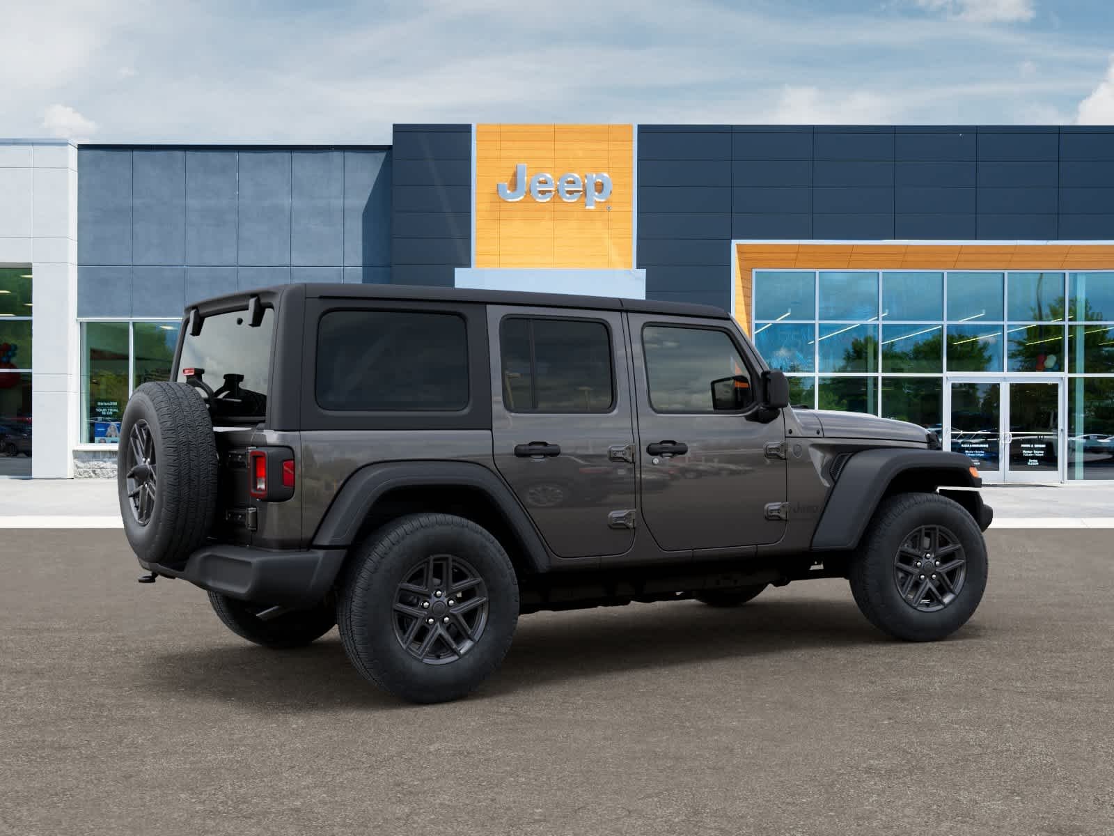 New 2026 Granite Crystal Metallic Clearcoat Jeep Sport image 4
