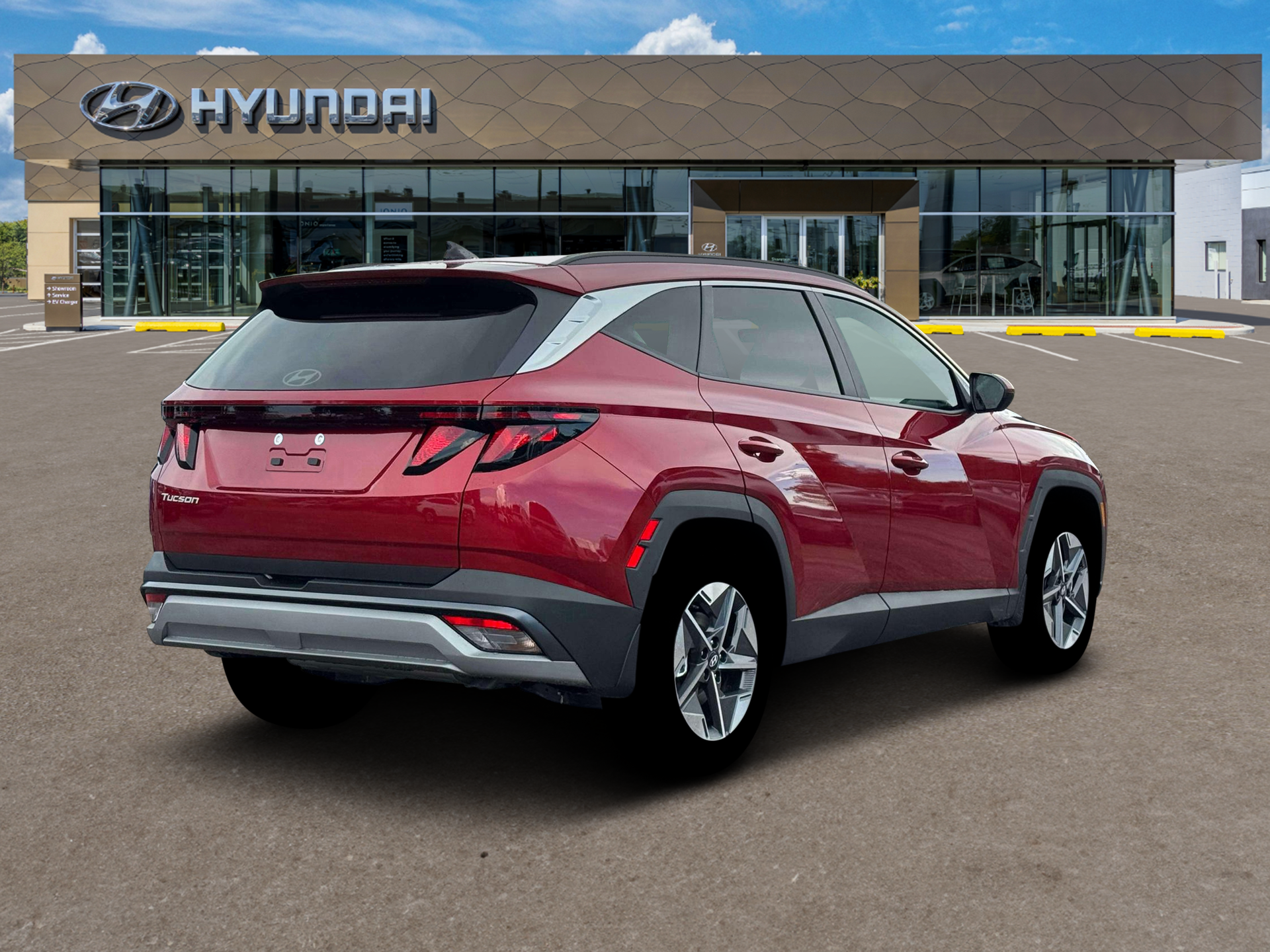 New 2026 Ultimate Red Hyundai SEL FWD image 7