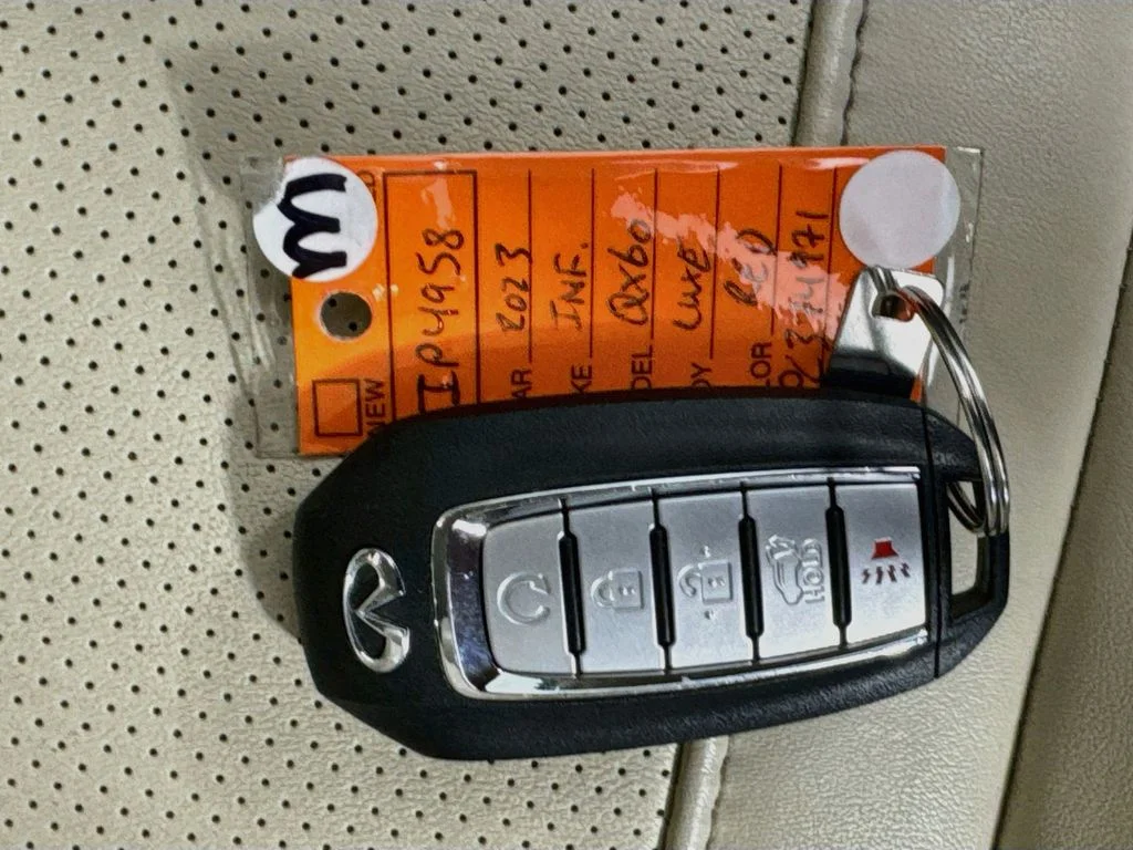 Certified Used 2023 Red INFINITI LUXE image 42